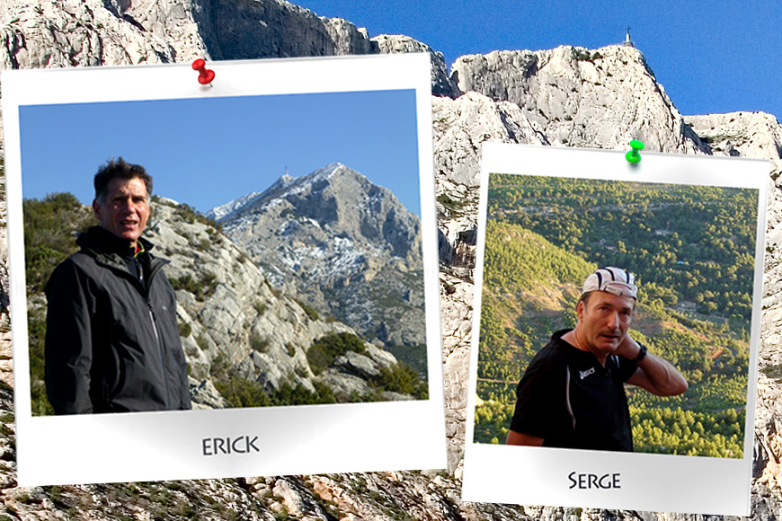 Erick et Serge : les deux visages du Trail Sainte Victoire