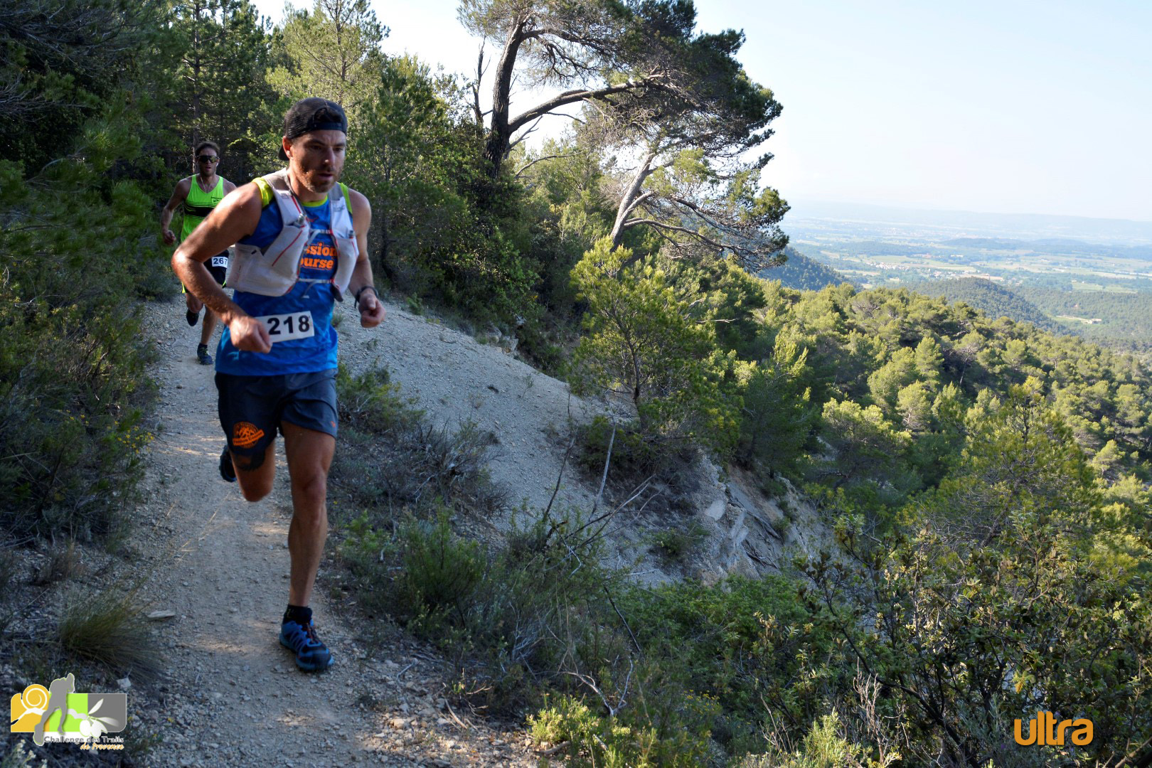 Amandine Ferrato et Stéphane Begaud, vainqueurs du Trail du Grand Luberon