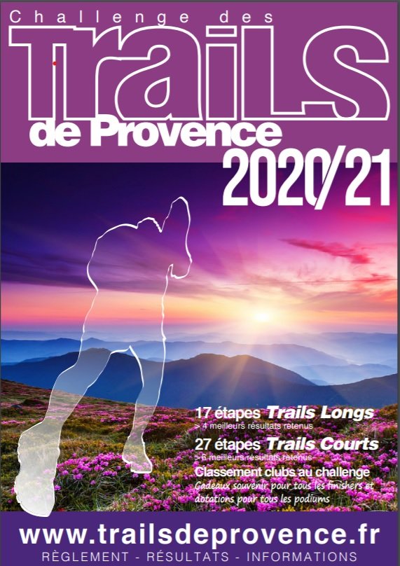 Calendrier Trail Paca 2022 Challenge des Trails de Provence