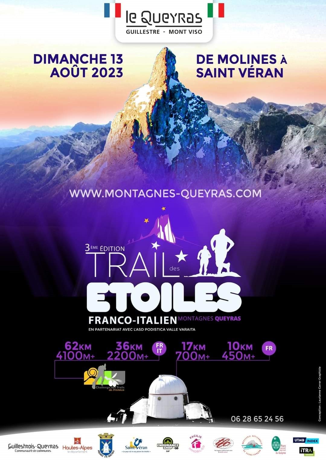 Trail des Etoiles du 05 du dimanche 13 aout – Présentation