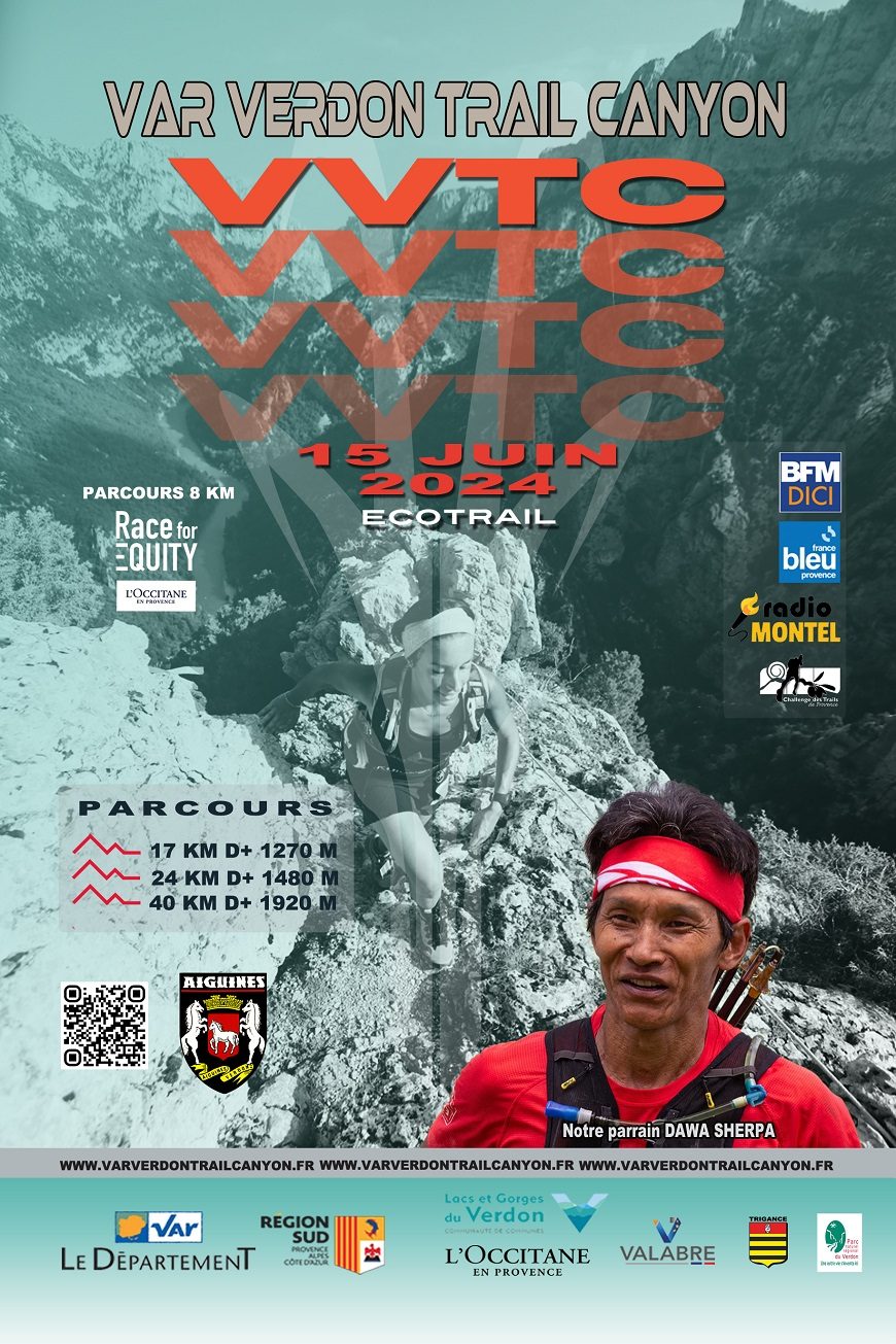 VAR VERDON TRAIL CANYON DU SAMEDI 15 JUIN 2024: PRESENTATION